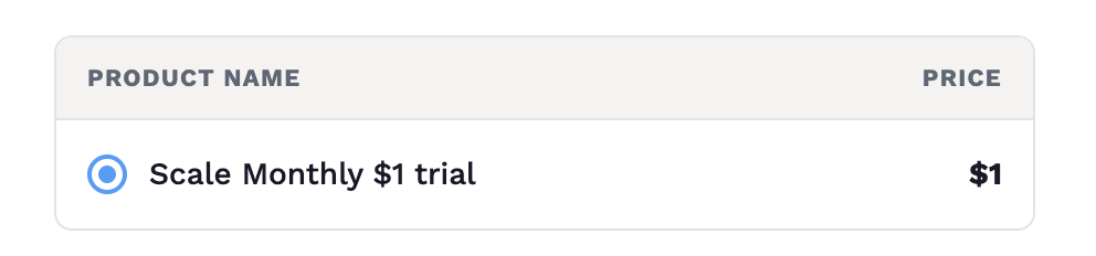Unnecessary product selector